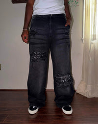 "PIERCED" DENIM
